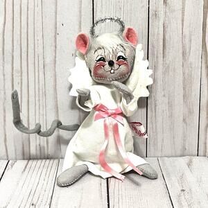 Annalee Vintage 1995 Angel Mouse Mobilitee Doll 7"